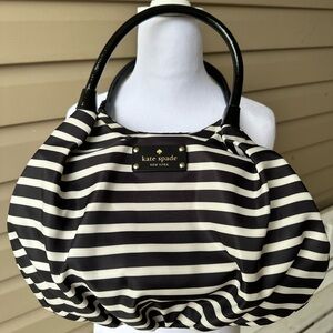 Kate Spade striped bag like new